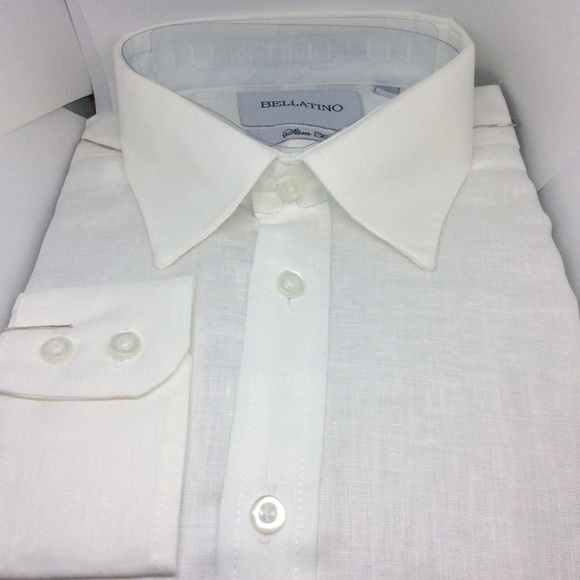 New Irish linen men’s dress shirt - Picture 5 of 8